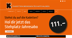 Desktop Screenshot of kadettensh.ch